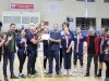 Voleybol Turnuvasında kupa coşkusu
