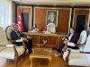 Bozcaada Kaymakamı Haydaroğlu’ndan Marmara Kaymakamı Elif Çelik’e Ziyaret