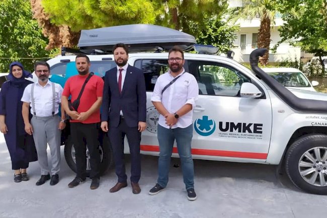 UMKE aracı hizmete alındı 