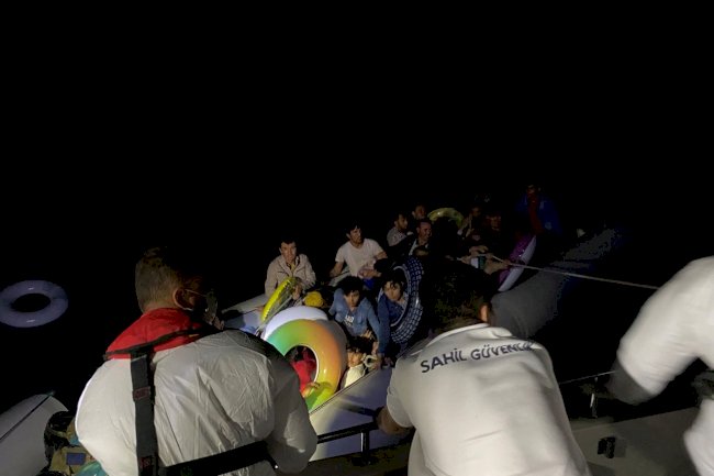 58 düzensiz göçmen kurtarıldı (08.09.2022)