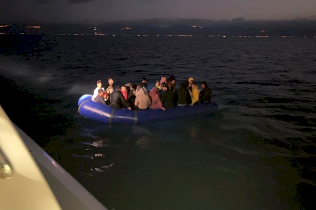 34 düzensiz göçmen kurtarıldı