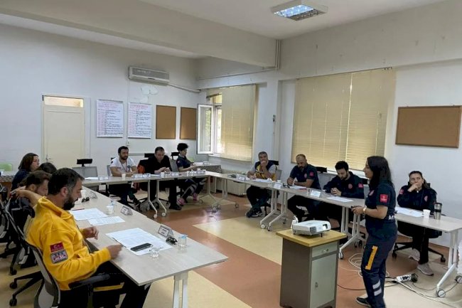 112 personeline eğitim verildi