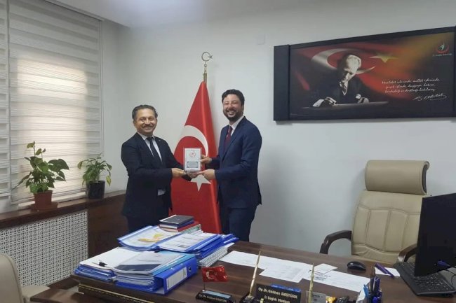 Çelen’den Baştürk’e teşekkür plaketi (06.10.2022)