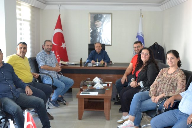 Başkan Alacaoğlu misafirlerini ağırladı 