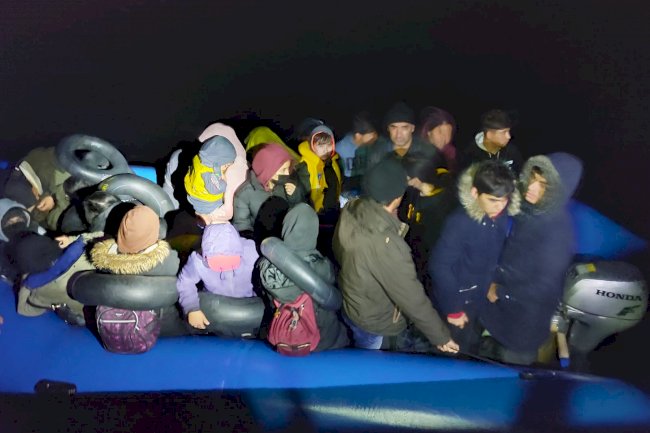 Ayvacık’ta göçmen operasyonu (27.10.2022)
