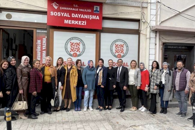 Kursiyerlerle buluştu 