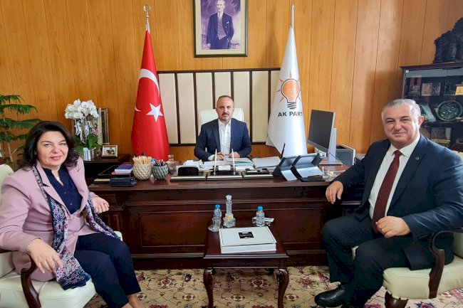 GEYİKLİ YATIRIMLARI ANKARA’DA GÖRÜŞÜLDÜ TURAN; “HER FIRSATTA HEMŞEHRİLERİMİZLE BİR ARADAYIZ” (10.11.2022)