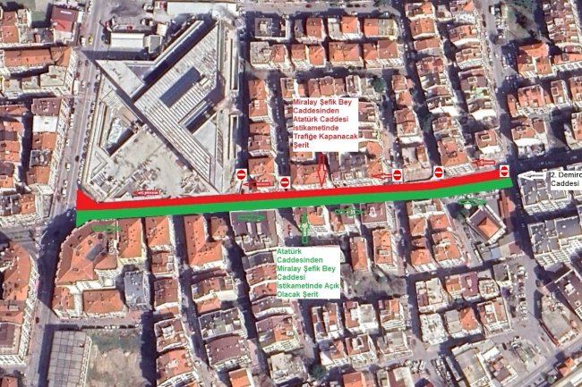 Belediyeden yol kapama duyurusu