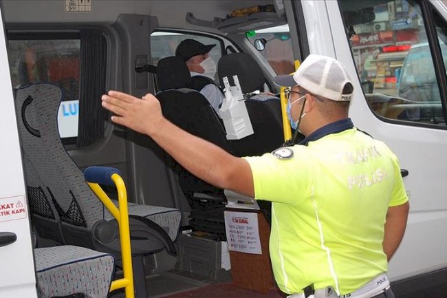 Okul servis araçları denetlendi