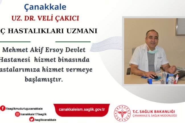 Hastanede göreve başladı 