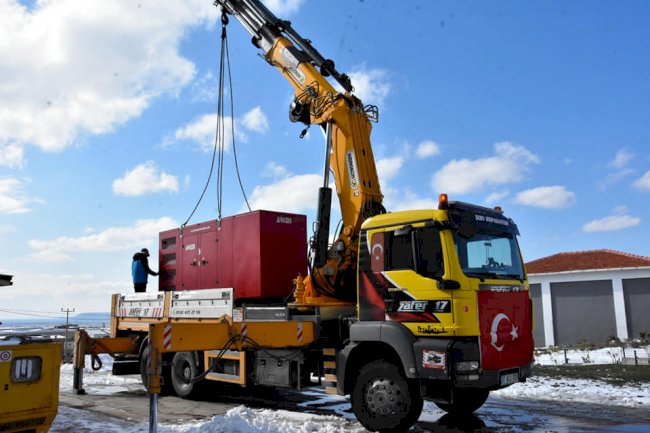 GESTAŞ’tan deprem bölgesine jeneratör desteği