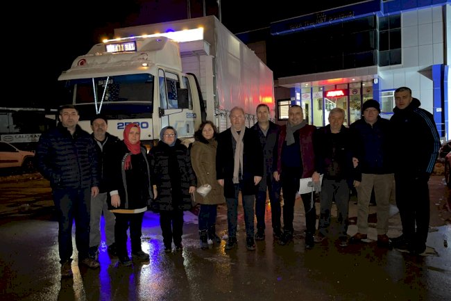 Deprem bölgesine yardım eli