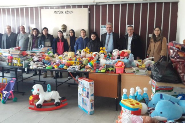 Öğrencilerden anlamlı bağış