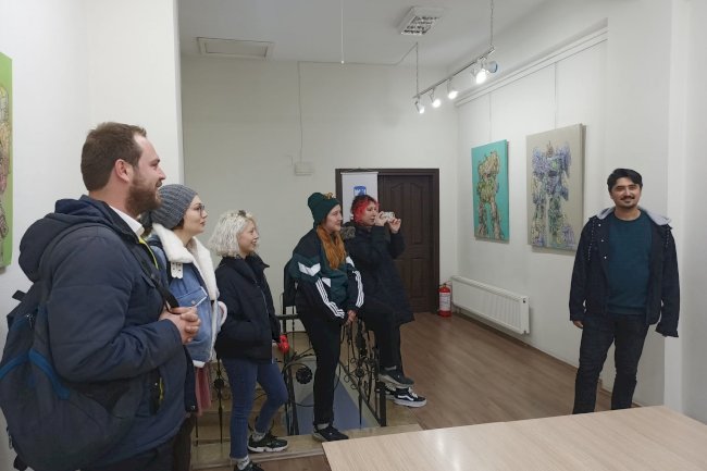 Mert’in Kişisel Sergisi yoğun ilgi gördü