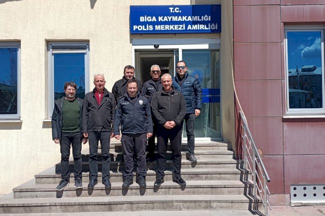 Biga TSO Heyeti Emniyet Teşkilatını Ziyaret Etti