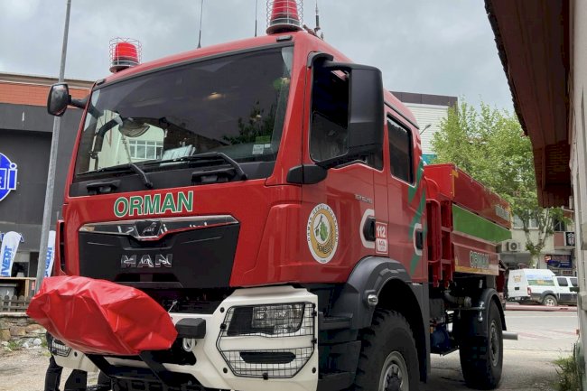 Çan Orman İşletme’ye Arazöz Desteği