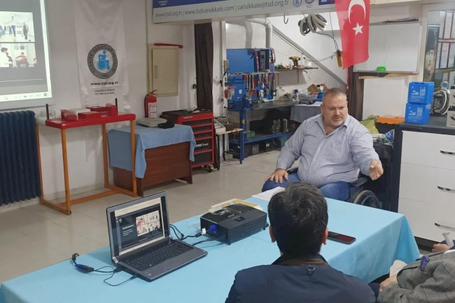Rektör Murat Türkiye Sakatlar Derneği Çanakkale Şubesi’ni Ziyaret Etti