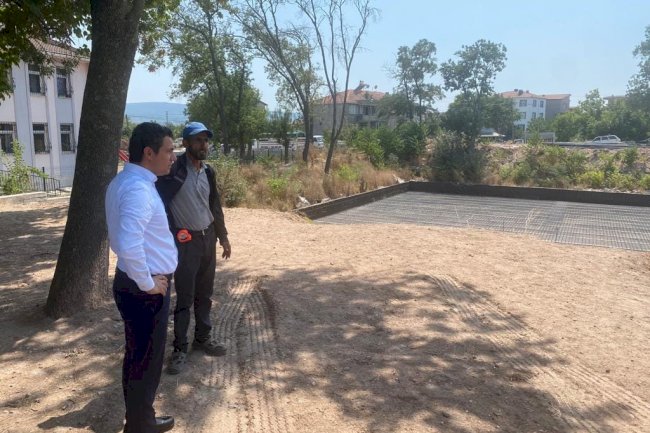 Ayvacık Hükümet Konağı inşaat çalışmaları sürüyor