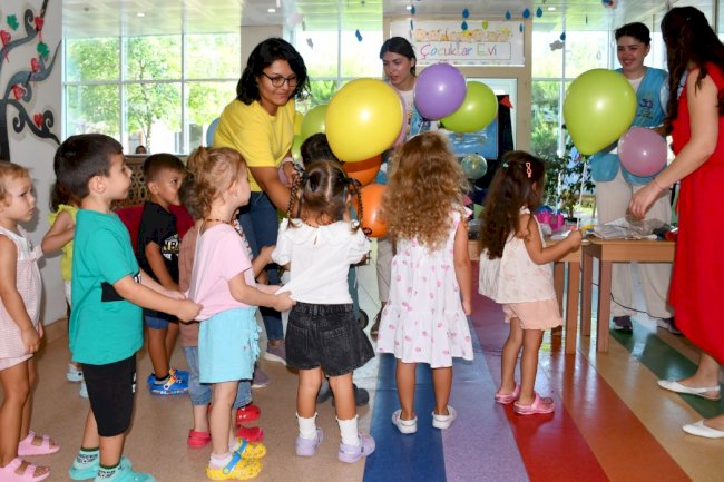 Minikler kreşte heyecan dolu anlar yaşadı