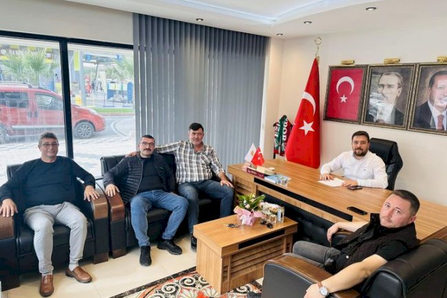 Başkan Egemen Canbaz’a ziyaretçi akını