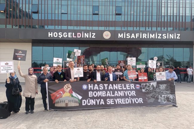 Sağlıkçılardan İsrail’e sert tepki