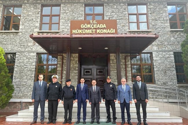 Vali Aktaş Gökçeada’ydı