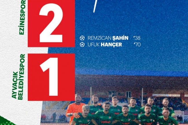 Ezinespor 2-1 Ayvacık Belediyespor