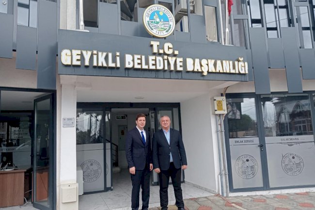 Kaymakam Kızılgüneş’ten Başkan Oruçoğlu’na ziyaret 