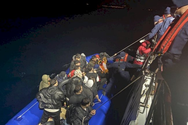 Ayvacık’ta Sahil güvenlik Ekipleri operasyon Gerçekleştirdi