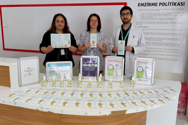 Obezite ile mücadele standı kuruldu