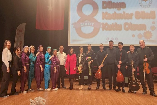 Kadınlar çiftçiler müzik dinletisinde buluştu