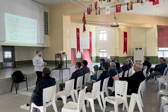 Geyikli Beldesinde eğitim toplantısı düzenlendi