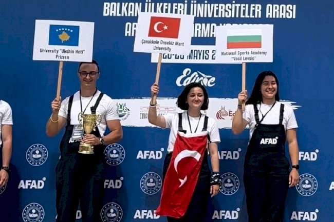 ÇOMÜ, ARAMA KURTARMA YARIŞMASI'NDA 1. OLDU!