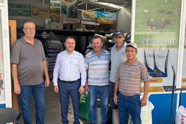Başkan Yüksel, esnaf ziyaretinde bulundu