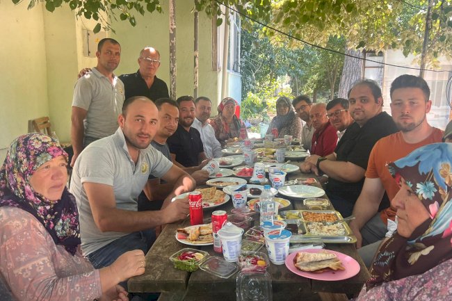 Başkan Yüksel emekçilerin misafiri oldu