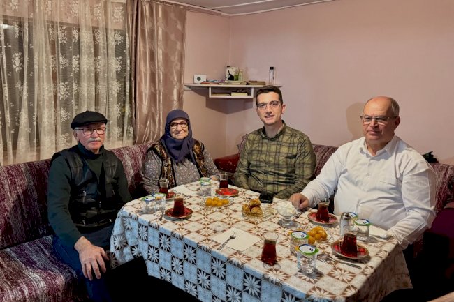 Kaymakam Kaptanoğlu’ndan Kıbrıs Gazisi Recep Kıral’a iftar ziyareti