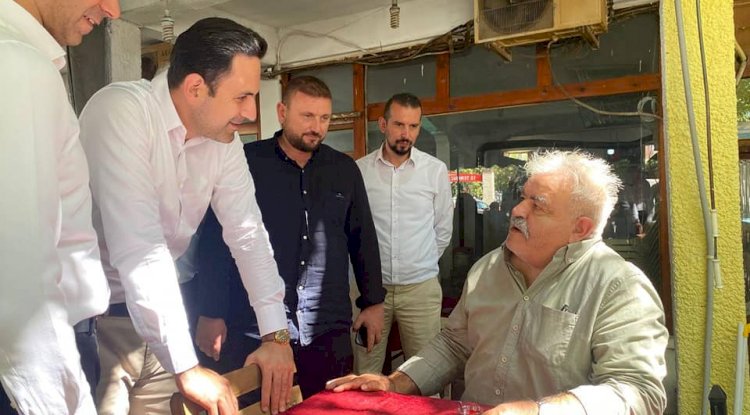 AK PARTİ HEYETİ BAYRAMİÇ’TEYDİ  BAŞKAN MAKAS; “İLK GÜNKÜ AŞK VE HEYECANLA ÇALIŞIYORUZ”