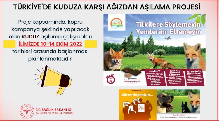 Çanakkalelilere önemli uyarı  “DOKUNMAYIN VE TEMAS ETMEYİN!!!”