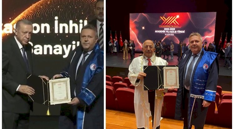 Erdoğan’dan ÇOMÜ’lü Akademisyene ödül (13.10.2022)