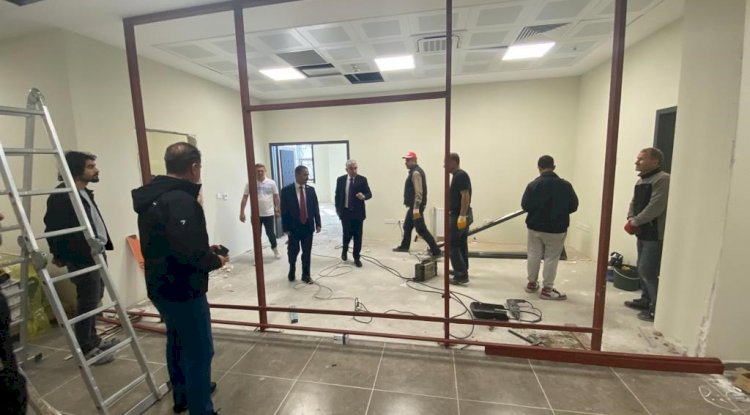 Vali Aktaş emniyet binasını inceledi 