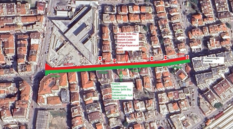 Belediyeden yol kapama duyurusu