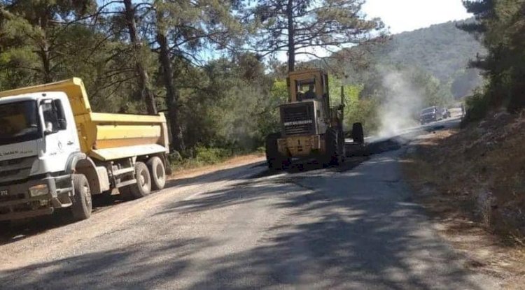 Ayvacık’ta yol çalışmaları  tamamlandı