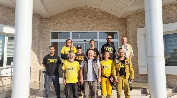 Kuşadası Arama Kurtarma Ekibi Demirci’yi ziyaret etti