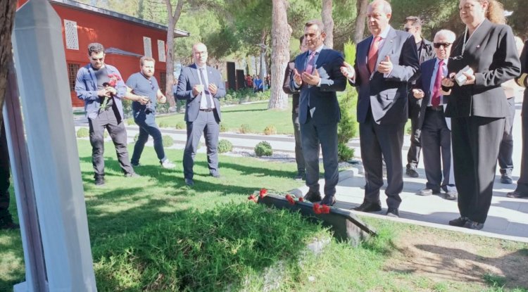 KKTC Cumhurbaşkanından Şehitler Abidesi ziyareti