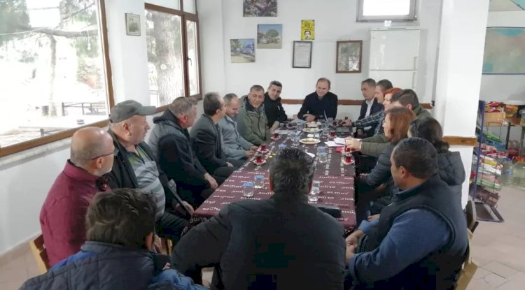 Kaymakam Salih Sak köyleri ziyaret ediyor