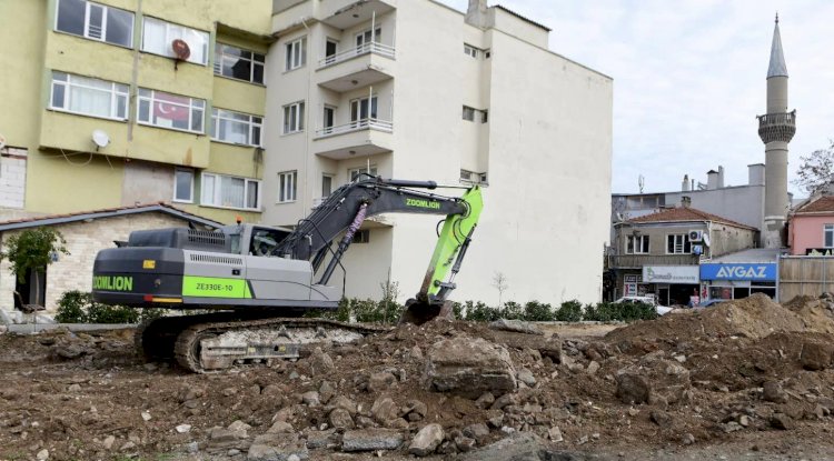 Baransel Caddesi'nde çalışmalar başladı