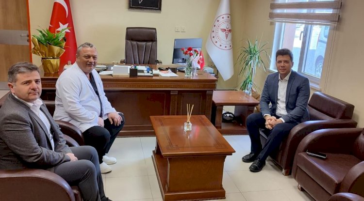 Kaymakam Kızılgüneş’ten Başhekim Akbaş’a Ziyaret