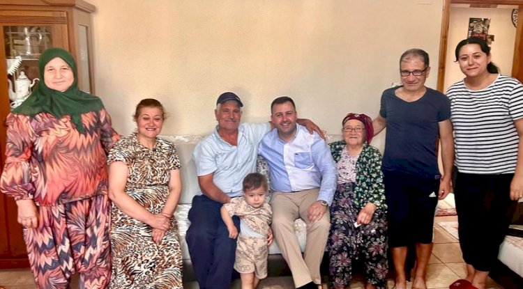 Başkan Yüksel’den çat kapı ziyaret