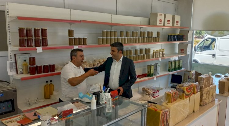 Kaymakam Emrah Bütün, Helva Üreticilerini Ziyaret Etti