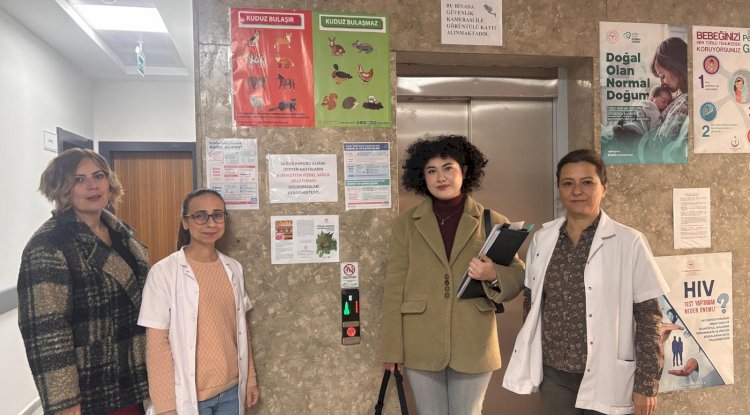 Ezine İlçe Sağlık Müdürlüğünden kahverengi kokarca ile mücadele kapsamında bilgilendirme çalışması